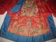 Antique 19/ 20th Qing Chinese Woman ' S Embroidered Dragon Wedding Robe Embroidery Robes & Textiles photo 6