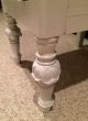 Antique Victorian Vintage Nightstand White Chic Bedroom Side Lamp Table Shabby Post-1950 photo 4