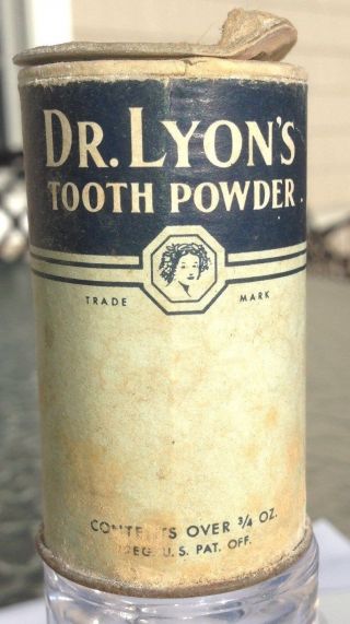 Dr.  Lyon ' S Tooth Powder Pocket Tin / Dispenser - Vintage Circa 1920 photo