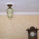 {{ Splendid }} Vintage 30 ' S 40 ' S Glass Ceiling Light Lamp Fixture Chandeliers, Fixtures, Sconces photo 2