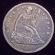 1860 O Seated Liberty Silver Dollar Vf+/xf Detailing Authentic Priced To Sell The Americas photo 2
