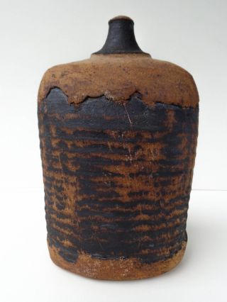 Modernist Hand - Thrown Stoneware Vessel,  Signed,  Mid - Cent Modern photo