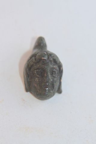 Quality Ancient Roman Bronze Head 2/3rd Century Ad photo