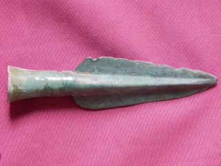 Celts,  Piliny Culture,  Bronze Celtic Spear / Spearhead,  10 - 9 Century Bc photo