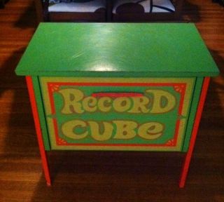 Rare Psychedelic 60 ' S Pop Art Eames Mid Century Panton Record Cabinet Shelf Cube photo