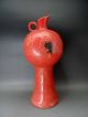 Antique Chinese Peculiar Red Glaze Vase Vases photo 1