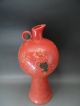 Antique Chinese Peculiar Red Glaze Vase Vases photo 2