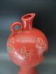 Antique Chinese Peculiar Red Glaze Vase Vases photo 3