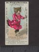 Dr Hands Teething Lotion Children Colic Cure Cat Jumprope Worm Tonic Trade Card Dentistry photo 1