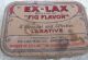 Vintage Exlax Fig Flavor Laxative Tin Brooklyn Ny - Good For 35 Cents Other photo 6