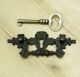Set Antique Key Lock And Skeleton Key With Bat Night Creature Mouth Key Hole Locks & Keys photo 4