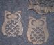 Cast Iron Owl Trivets Set Of Four To This Family Trivets photo 1