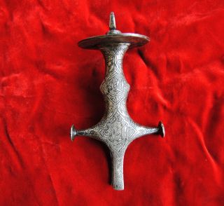 Antique Indo Persian Islamic Shamshir Tulwar Sword Hilt Handle No Khula Khud photo