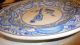 Gm 63 Blue And White Porcelain Charger Chinese Bird Design 13 1/4 Inch 3 Pounds Plates photo 9