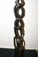 Rare Oceanic Art Details Lacy Dragon Snake Twirl Carving Ebony Totem Effigy 1a30 Pacific Islands & Oceania photo 6