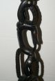 Rare Oceanic Art Details Lacy Dragon Snake Twirl Carving Ebony Totem Effigy 1a30 Pacific Islands & Oceania photo 7
