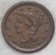 1853 Large Cent - Awesome Xf+ Detailing Authentic Us Coin Priced To Sell The Americas photo 2
