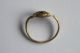 Ancient Roman Gold Finger Ring With Red Glass/stone1st Century Bc/ad Roman photo 1