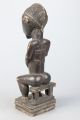 Baule Seated Male Ancestor Figure,  Ivory Coast,  African Tribal Arts,  Figures African photo 4