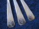 3 Salad Dessert Forks Nuart 1932 Art Deco Silverware Silverplate Flatware Set Flatware & Silverware photo 1