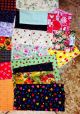 Large Primitive Fabric Of Pieces/scraps (floral,  Ladybugs,  Valentines,  Etc. ) Primitives photo 2