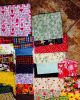 Large Primitive Fabric Of Pieces/scraps (floral,  Ladybugs,  Valentines,  Etc. ) Primitives photo 4