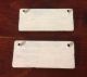 Vintage Set Of 2 Mission Style Drawer Pulls In Ivory Distressed Drawer Pulls photo 3