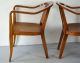 Mid Century Edward Wormley Caned Armchairs For Dunbar Post-1950 photo 5
