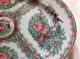 Vintage Chinese Famille Rose Serving Platter Hand Painted W/ Gold Trim Plates photo 6