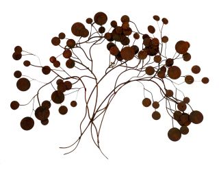 Curtis Jere Tree Of Life Rusty Metal Wall Sculpture photo