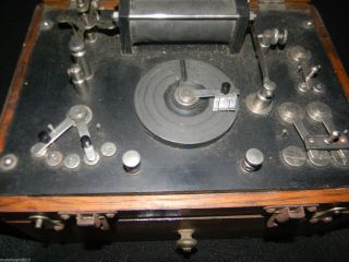 Antique Magneto - Electric Victorian Quack Medicine Medical Oddities Shock Machine photo