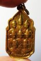 Thai King Rama 9 Nawa Maharach W/ 8 Thai King Famous Victory Gold Coin B.  E.  2530 Amulets photo 1