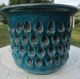 Italian Art Pottery Mid - Century Modern Raymor Aldo Londi Bitossi Blue Jardiniere Mid-Century Modernism photo 6