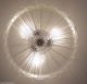 Vintage 30 ' S Sunflower Art Deco Ceiling Light Chandelier Glass Lamp Chandeliers, Fixtures, Sconces photo 9