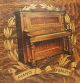 Vintage Hobart M Cable Piano Co Chicago Wooden Advertising Sign Keyboard photo 2