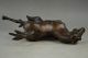 China Ancient Handmade Copper Carving Horse Riding Chebi Wonderful Rare Statue Statues photo 4