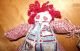Primitive Raggedy Ann Doll Americana Usa Star Apron & I 3 Rabbits Chalkboard Primitives photo 2
