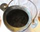 Antique 18th Century Copper Cauldron Pot And Ladle Maker ' S Mark Rare Primitive Primitives photo 2