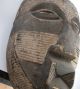 Old Huge,  Carved Wood African Tribal Congo,  Tetela Horned Mask Sculpture Statue Masks photo 11