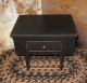 Wood Table Riser/footstool Drawer Box 4 Spice/salt/candle/sewing Cupboard Black Primitives photo 1