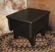 Wood Table Riser/footstool Drawer Box 4 Spice/salt/candle/sewing Cupboard Black Primitives photo 6