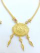18k Gold Ancient Greek Necklace Byzantine photo 4