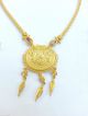 18k Gold Ancient Greek Necklace Byzantine photo 5