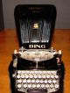 Vintage 1926 Bing Portable Typewriter No.  2 With Cover - Made In Germany Typewriters photo 1