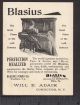 Blasius Piano Recital W Adair Cohocton Ny Thos Edison Victorian Advertising Card Keyboard photo 3