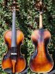Fine Antique Czech Violin By Richard Gareis,  Oloví U Kraslic.  Full,  Fruity Tone String photo 11
