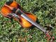 Fine Antique Czech Violin By Richard Gareis,  Oloví U Kraslic.  Full,  Fruity Tone String photo 5