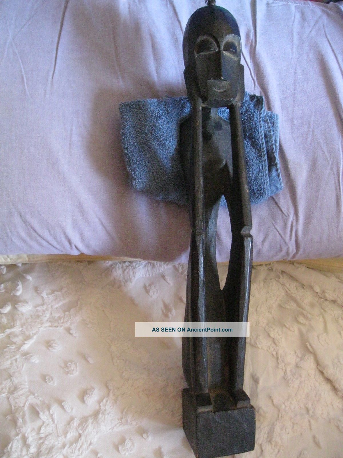 Hand - Carved Warrior From Africa - 20 