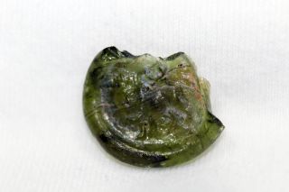 Rare Late Imperial Glass Coin Weight.  Roman,  C.  4th To 5th Centruy Ad photo