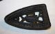 Antique Black Strause I Want U Comfort Gas Iron Pa.  U.  S.  A.  & Trivet Complete Other photo 9